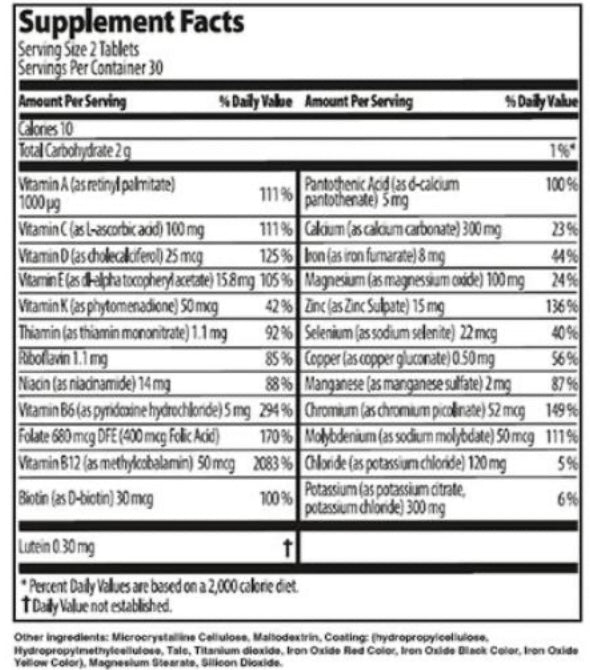 Multivitaminico para mujeres